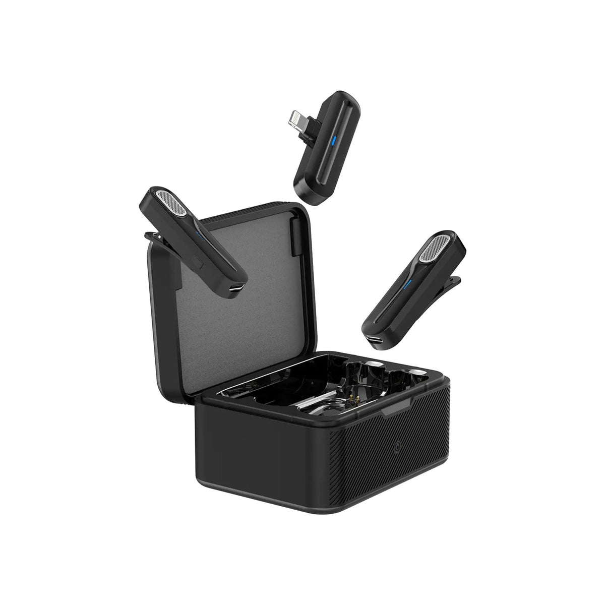 Microphone sans fil Vidvie MC01-L Lightning, boîtier de charge Hizem World