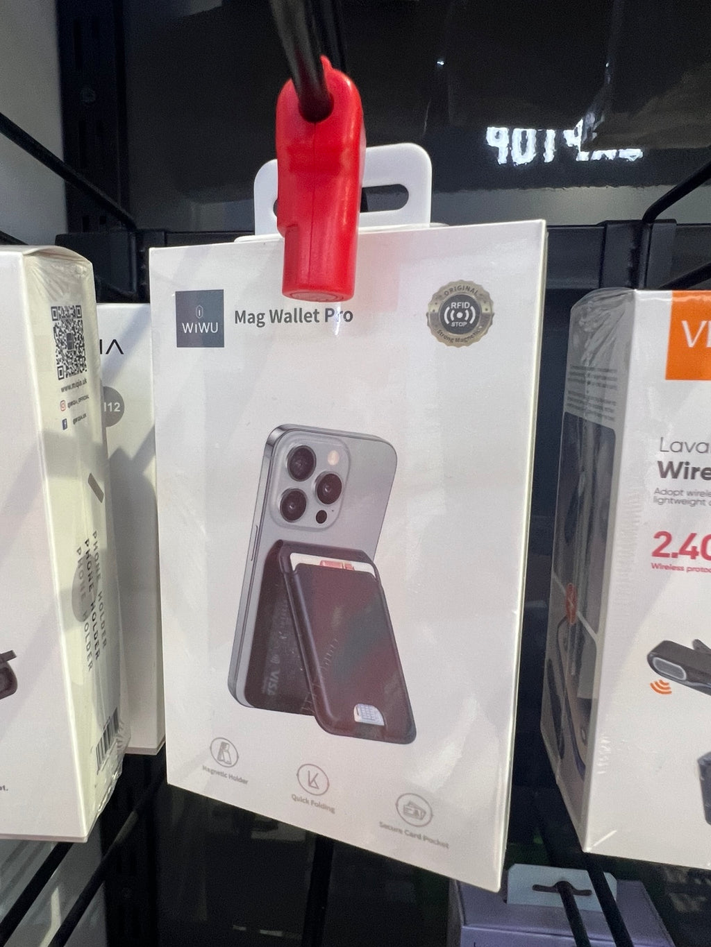WIWU Mag Wallet Pro – Porte-cartes magnétique avec support