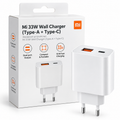 Xiaomi Mi 33W Wall Charger Type-A Type-C blanc