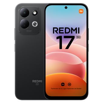 Xiaomi Redmi 17 5G Noir 128 Go – vue 1